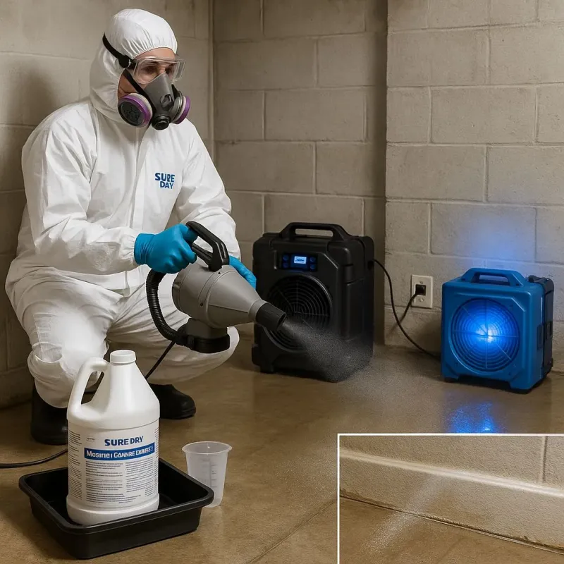 Sanitization and Odor Removal process in Belleville, NJ
